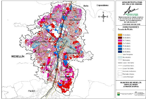 Ruido urbano en Medellín